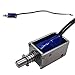 2PCS Mini Push Pull Linear Solenoid Electromagnet 3mm Stroke DC 3V~5V 6Ω 0.5A~0.83A Open Frame Mini Frames Actuator Electric DC Magnet Solenoid DS-0420S