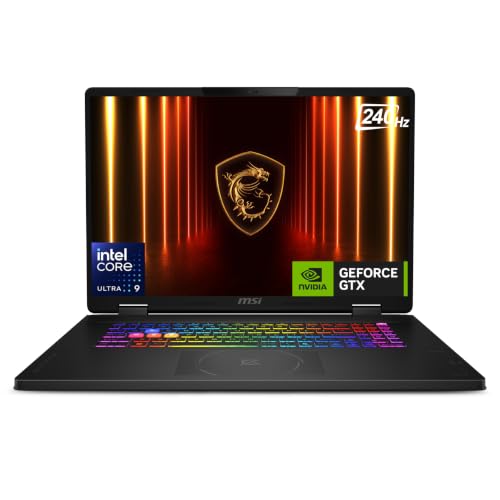 Image of MSI Crosshair 18 HX AI, Intel 2nd Series. Core Ultra 9 275HX, 46CM QHD+ 240Hz Gaming Laptop (32GB /1TB NVMe SSD /Windows 11 Home /NVIDIA GeForce RTX 5070, GDDR7 12GB /Black /3.1Kg) A2XWGXKG-096INY