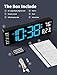 MASHI Digital Wall Clock, 16