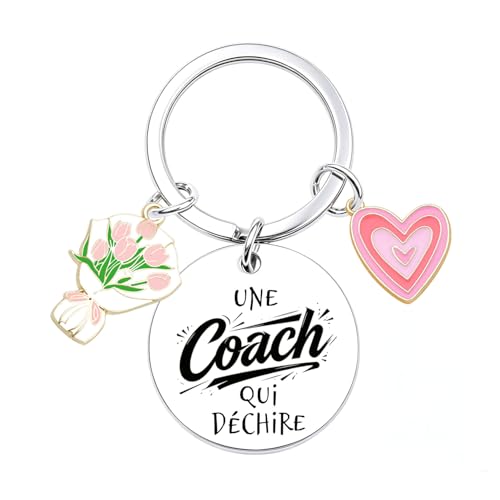 LUODAN Coach Porte clef Cadeau sportif Homme Femme coach cadeaux basket Entraineur Unique Coach Sportif pour Anniversaire, Noël ou cadeau de Remerciement pour un Entraineur (5)