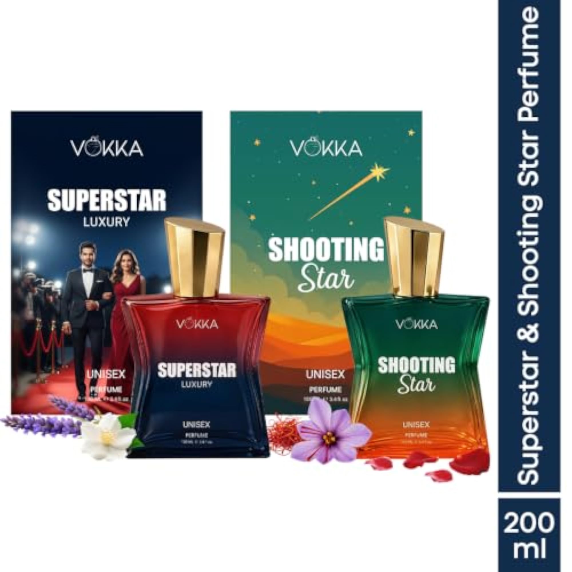 Original Rosy Oud Perfume Pack of 2, 100ml