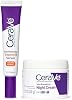 CeraVe Set de Cuidado de la Piel con Suero de Vitamina C y Crema Nocturna, Esenciales de Viaje | Ilumina con Suero de Vitamina C e Hidrata con Crema Nocturna con Ácido Hialurónico y Péptidos en un Set de Cuidado de la Piel de Viaje 1.35 Onzas (Paquete de 2) 2
