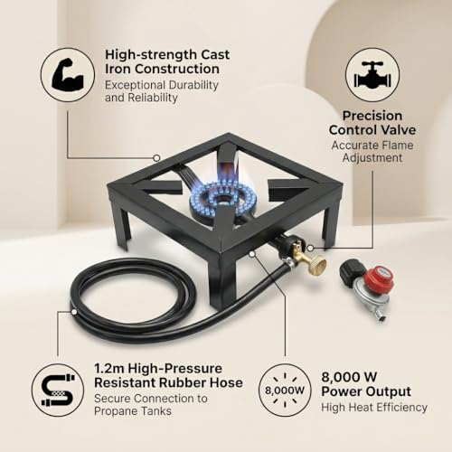Estufa de gas de 2 quemadores 21 Imagen adicional