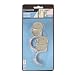 Crawford Products SS29 Handle Holder Hook, Grey, Pack of 2