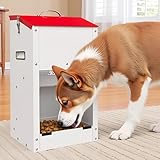 Masxirch Automatischer HundefüTterer FüR GroßE Hunderassen - Schwerkraft-Hundefutterautomat Aus...