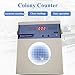 Sweet taize Microbial Colony Counter, Microbial Tester with Magnifying Glass and Probe Pen, Counting Range: 0~999, Used in Laboratories, Food, Cosmetics, Chemical and Other Industries