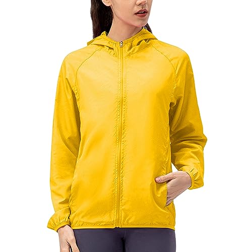 Chaqueta impermeable ligera cortavientos transpirable de mujer