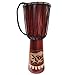 Stoneage Arts Djembe Drum Carved Bongo African Inspired Music Also An Awesome Gifting Idea. Carver Abstract Elephant Giraffe Turtle. (24 Inch, Turtle)