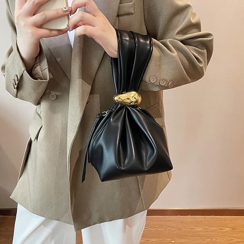 Bolso de mano pequeño Farcauo Burgundy para mujer miniatura 3