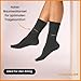 sockenkauf24 Comfort Socken ohne Gummibund & ohne Naht für Damen & Herren (10 Paar) Gesundheitssocken ohne Gummi mit Komfortbund 70209T (Schwarz Grau 43-46)