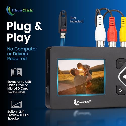 Salva tus cintas VHS con ClearClick Convertidor de vídeo digital 2.0 Mini Edition 3