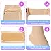 CIATBYYJ Lace Bite Gel Pads Ice Skating Padded Front Foot Protection Sleeve, Ice Skate Boots Lace BIte Guards Instep Gel Sleeve for Skating Universal Size (Skating Front Foot Pads Sleeve)