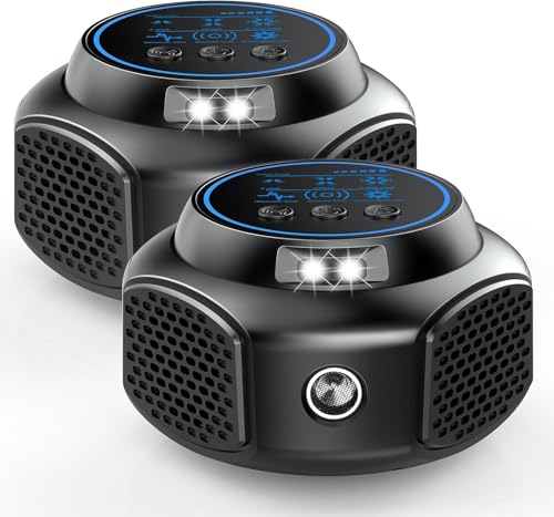 Ultrasonic Mouse Repellent Plug in, Indoor Pest Control for Rodent Mouse Mice Rat Squirrel, Electronic Repelling Device Mouse Traps for House Kitchen Garage 2 Pack