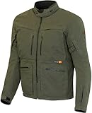 Merlin Drifter D3O Explorer - Chaqueta textil para moto, color verde
