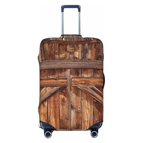Barn Door Print Luggage Suitcase Covers Elastic Washable Luggage Protector Luggage Covers For Suitcase