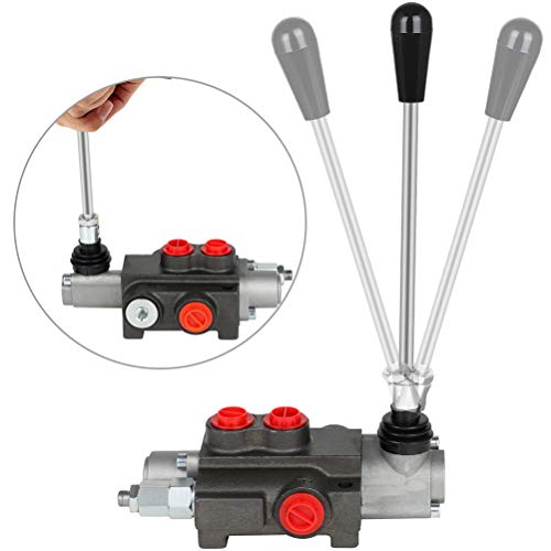 Gyzj 164787-5348-1614132801 Hydraulic Flow Control Valve 1 Spool 11 Gpm G Ports Adjustable Relief Lever Handle Double Acting Parallel Center Tractor Loader W/Joystick Small Tractors/Tanks Loaders Log Splitters 3600 Psi thumb #4