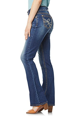 Image of WallFlower Luscious Curvy Bootcut Jeans for Women, Mid-Rise Insta Stretch Denim, Size-Inclusive Juniors Jeans