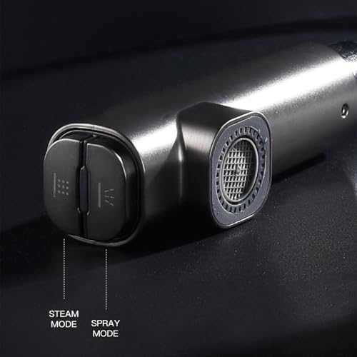 Grifo de baño negro extraíble para transformar su lavabo en un spa moderno con pantalla LED 7