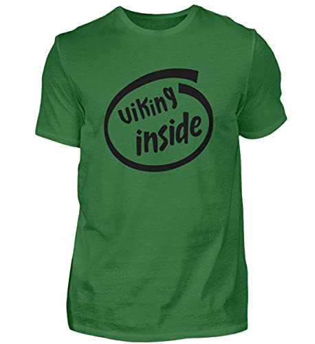 T-shirt haut de gamme homme vert Viking Inside M