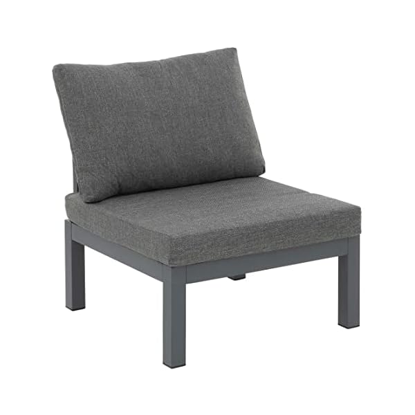 OUTLIV. Venedig Ecklounge Aluminium & Akazie Anthrazit