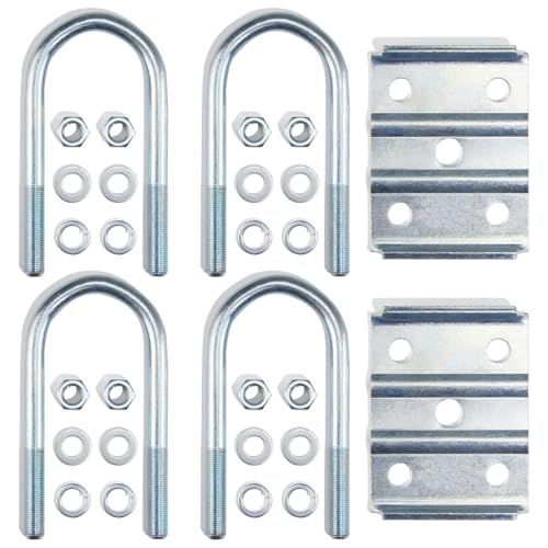GREPSPUD 1Set Trailer U Bolt Kit for 3500 lbs 2-3/8