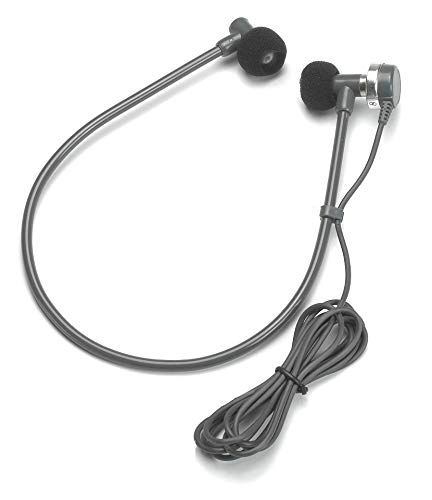 Around The Office Transcription Headset for All Craig Transcribers with 3.5MM Straight Plug Underchin U-Bow Style for All Craig TranscribersExtended-LifePremium Headset