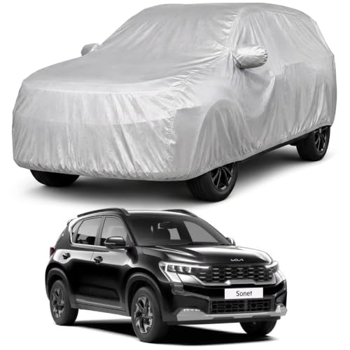 Image of Autofact Car Body Cover Compatible with Sonet 2020-2026 | Custom Fit Car Cover | 100% Water-Resistant| Triple-Stitched Lightweight Fabric | Dustproof | Indoor & Outdoor Use | Elastic Bottom
