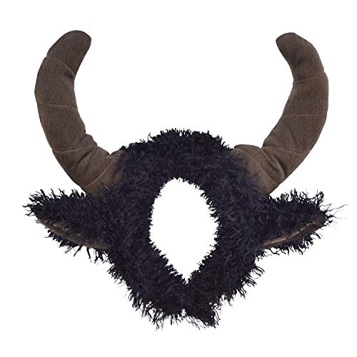 Bristol Novelty MD231 Cornes de Taureau sur Serre-tête Halloween, Brown/Black