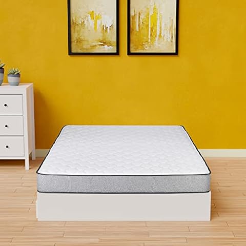 Mayton, 7-Inch Medium Firm High Density Foam Mattress, Comfortable Mattress for Cooler Sleep, Supportive & Pressure Relief, Full XL Cover