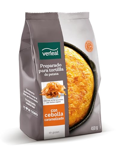 VERLEAL Preparado para tortilla de patata con cebolla caramelizada bolsa de 450gr