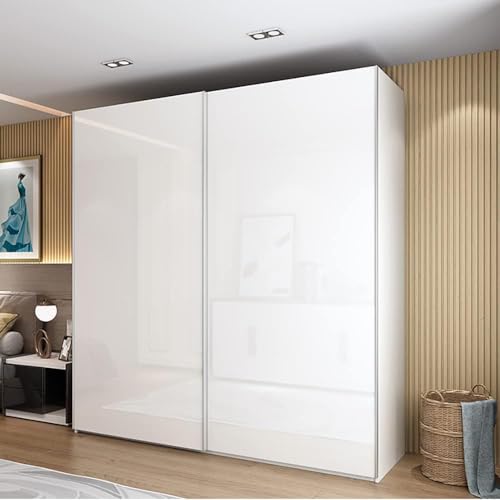Image of Home 13 Self-Adhesive White Glossy Wallpaper Removable and Decorative Vinyl Wallpaper for Kitchen Countertop Cabinets Table 2 Ft by 12 Ft-2pcs