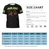 Men's Music Band T-Shirts Fashionable Full-Print Tees Versatile Summer Short Sleeve Shirt Multicoloured XXL #2