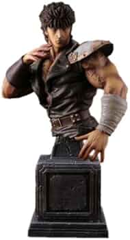 北斗の拳 胸像(開封して確認しました。) 存在感ハンパない！北斗七星の傷も生々しいケンシロウの胸像フィギュア