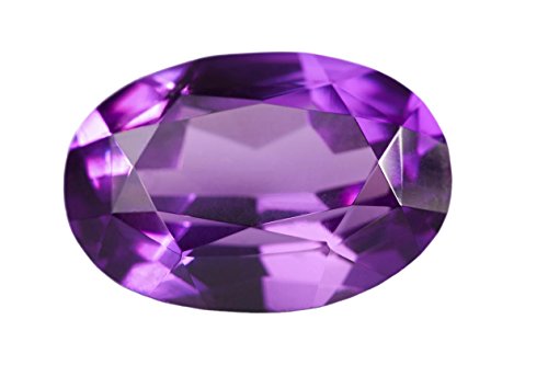 Améthyste certifiée Kathela 5,25 ct gemme violette AMZ6348 pour bijou
