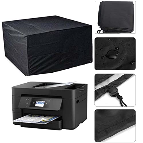 Hoghaki Printer Dust, Printer, Waterproof Covers for Wireless Printers, Case Protector for Printers, Printer Protectors, Turntable Dust for Printers, Black 18x16x10 Inch