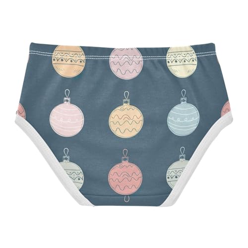 Pastel Christmas Lights Toddler Underwear Floral 2t Cotton Girl Panties Cute Florals Kids Undies Briefs2