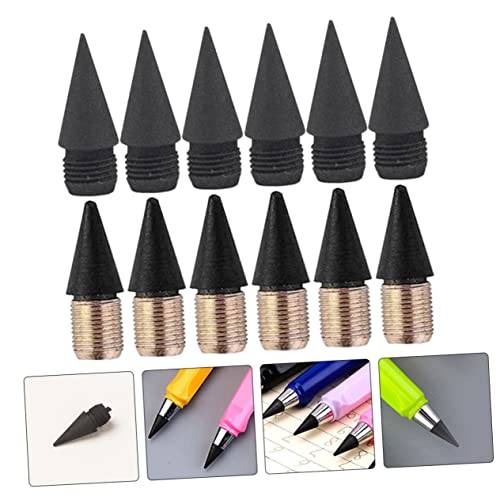 OSALADI 40個耐久性グラファイト筆先 替え芯 インク不要 書きやすく消しや