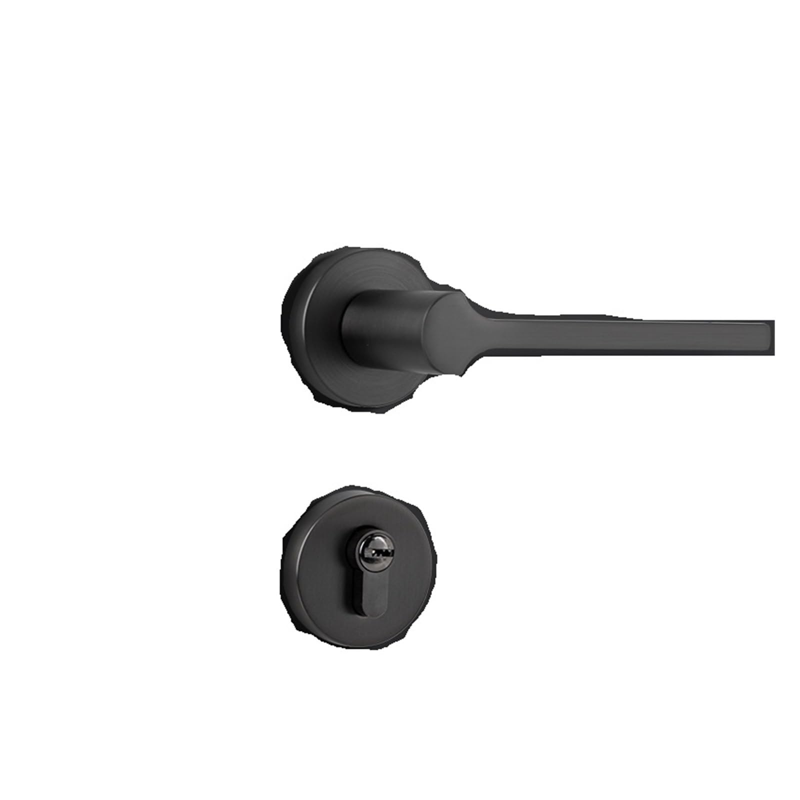 Kfvmvtdw One Color Lever Door Lock For Bedroom Silent, Magnetic