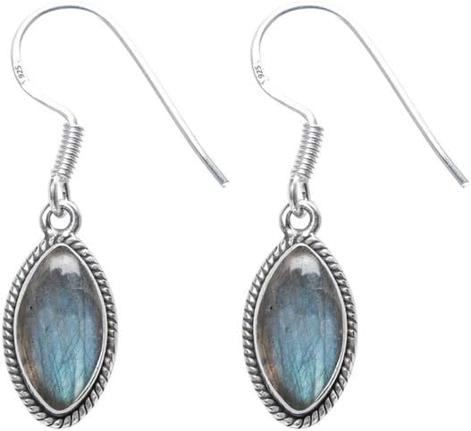 Gemstone Earring 925 Sterling Silver Earring For Women Girls Gift, Natural Gemstone Earring, Handmade Earring, Solitaire Earring Christmas Gift