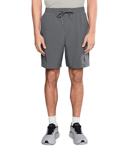 Short cargo Under Armour Vibe fluide en tissu tissé gris XS