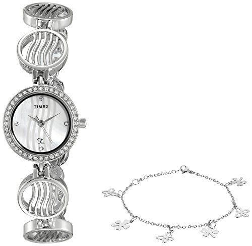 TIMEX Fria Analog Mother of Pearl Dial Womens Watch-TWEL12300T (B07DDYTZPG) Amazon Price History, Amazon Price Tracker