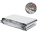 Qukaim Mylarfolie Reflektierende Folie 210x120cm Silber PETP Grow Zubehör für Gewächshaus Garten und Indoor-Anbau, Riflette Luce per Crescita Vegetale, Leggero Pieghevole