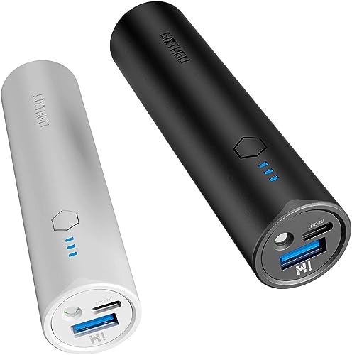 SIXTHGU Portable Charger, Power Bank, S03 2-Pack 5,000mAh...