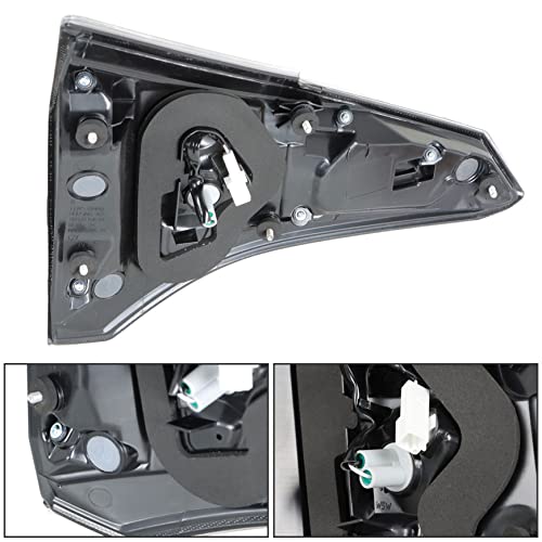 Silscvtt Rear Brake Tail Lights Assembly Replacement For 2016-2017 Toyota Rav4 Driver And Passenger Side Inner Tail Lamps To2802133 To2803133 #TOP4