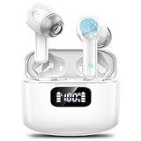 Auriculares Inalámbricos, GCBIG Auriculares Bluetooth 5.2 HD Micrófono, Cascos Inalambricos HiFi Estéreo, Auriculares con Pantalla LED, IP7 Impermeable, Control Táctil, USB-C, Reproducci 40 Horas