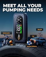 YaberAuto 5000A Car Jump Starter with Air Compressor, 150PSI Tire Inflator — image 6