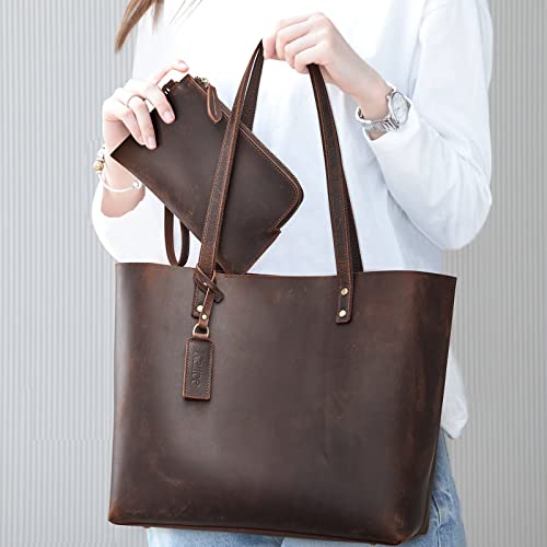 Bolso Tote de Cuero Kattee para Mujer, Set 3 Piezas miniatura 3