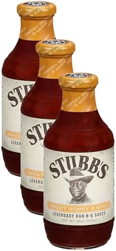 Stubb's Sticky Sweet Bar B Q Sauce, 18 Oz Reviews 2021
