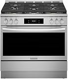 Frigidaire GCFG3661A Gallery 36 Inch Wide 4.6 Cu. Ft. Free Standing Gas Range with Self and Steam Clean Cycles - Stainless Steel