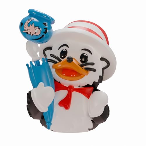 TUBBZ Collectors Edition: The Cat in the Hat Cosplaying Rubber Duck Vinyl Figure – Official Collectible for Fans of Dr Seuss
